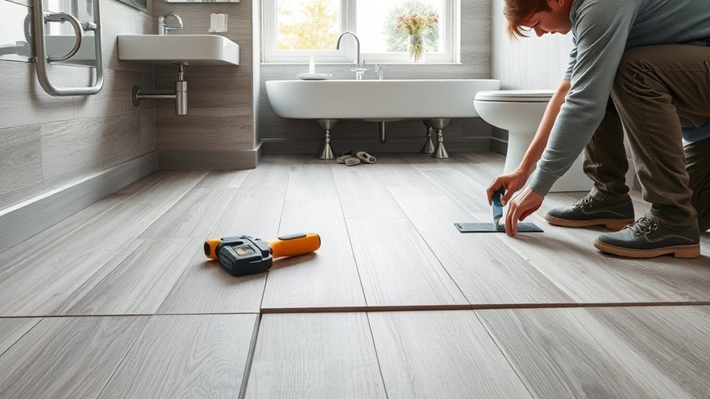 Bathroom Flooring Installation in Kingston upon Thames