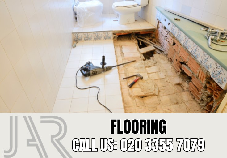 Bathroom Flooring Installation by Kingstonuponthames Bathroom Fitters